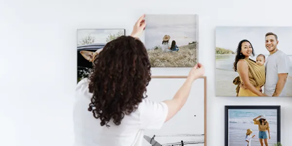 Prints from a photo kiosk in store in minutes