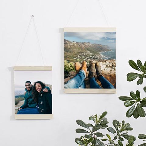 DIY Modern Poster Hanger